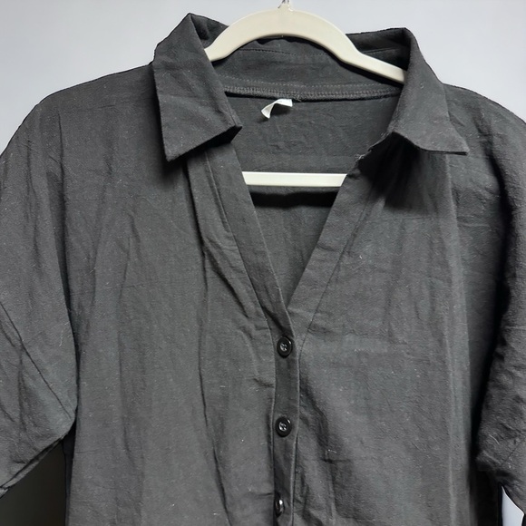 Chic & Breezy: Summer’s Must-Have Button Down Romper - Women Size Lg & Med! - Picture 11 of 14